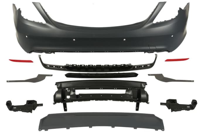 Bara Spate, AMG STYLING, cu valabilitate, cu gauri pentru senzorii de parcare, grund potrivit MERCEDES S W222, V222, X222 05.13-04.17