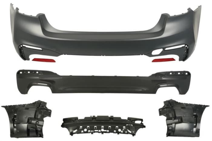 Bara (Spate, M-PACHET, numar orificii senzori parcare: 6, grunduit) potrivit BMW 5 (G30, F90), 5 (G31) Break 02.17-