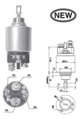 Bobina electromotor BMW Seria 3 (E36), 3 (E46) 1.9-2.8 intre 1988-1990