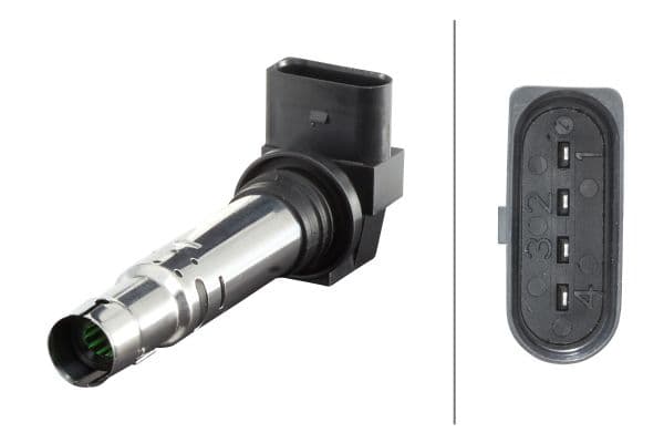 Bobina inductie potrivit AUDI A1, A2, A3; SEAT ALHAMBRA, ALTEA, ALTEA XL, CORDOBA, IBIZA III, IBIZA IV, IBIZA IV SC, IBIZA IV ST, LEON, TOLEDO II, TOLEDO III, TOLEDO IV; SKODA FABIA I 1.2-2.0 10.97-