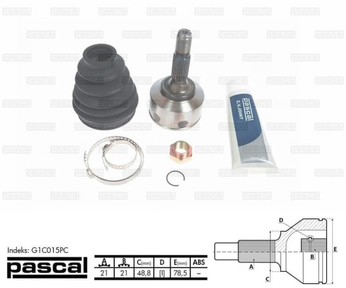 Cap planetara spre roata (21z 21z 48,8mm) CITROEN C3 I, C3 PLURIEL 1.1-1.4D dupa 2002