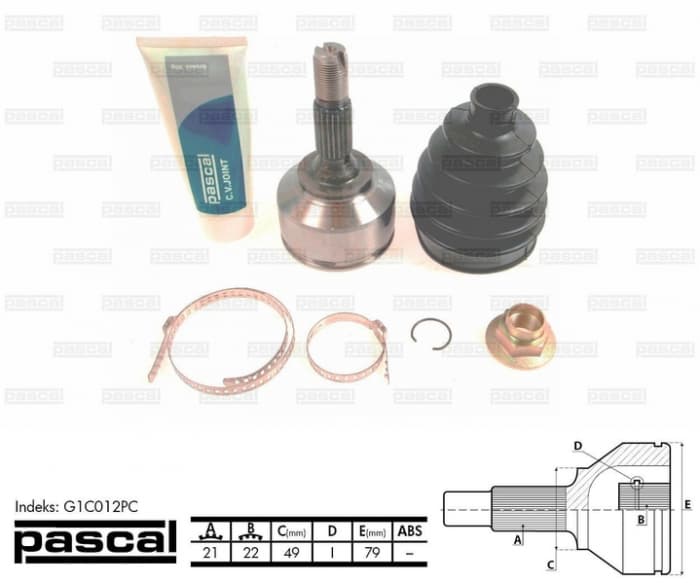 Cap planetara spre roata (21z 22z 49mm) CITROEN C2, C3 I, C3 II, C3 PLURIEL; PEUGEOT 207, 208 I 1.4-1.6D dupa 2002