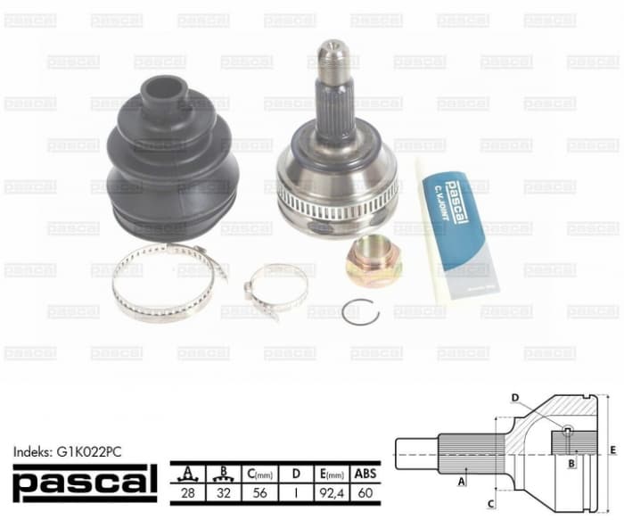 Cap planetara spre roata (28z 32z 56mm; ABS:60) LAND ROVER FREELANDER 1.8 2.0D 2.5 intre 1998-2006