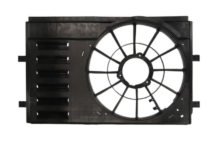 Carcasa ventilator radiator potrivit SEAT IBIZA IV, IBIZA IV SC, IBIZA IV ST; SKODA FABIA II, ROOMSTER; VW POLO V 1.2-1.6LPG 09.06-05.15