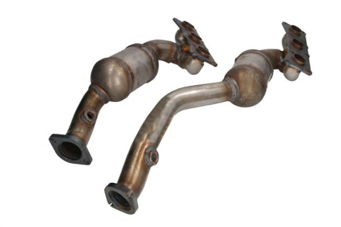 Catalizator set 2 tevi EURO 4 potrivit BMW Seria 5 (E60), 5 (E61), 6 (E63), 6 (E64), 7 (E65, E66, E67) 2.5 3.0 2004-2010