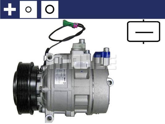 Compresor clima auto aer conditionat potrivit AUDI A4 B5, A6 C4, A6 C5, A8 D2, ALLROAD C5; PORSCHE 911, 911 TARGA, BOXSTER, BOXSTER SPYDER, CAYMAN; SKODA SUPERB I; VW PASSAT B5, PASSAT B5.5 2.4-4.2 03