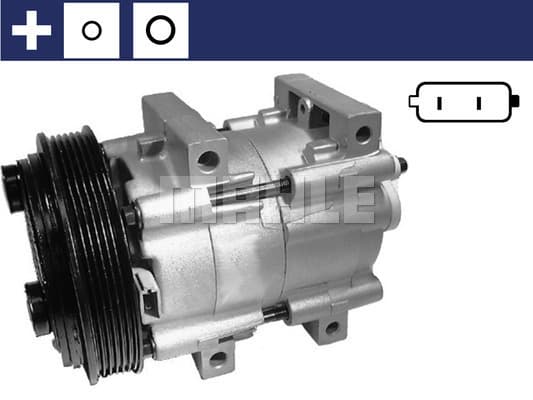 Compresor clima auto aer conditionat potrivit FORD FIESTA III, FIESTA IV, FIESTA V, FIESTA MINIVAN, FOCUS I, GALAXY MK I, KA, MAVERICK, MONDEO I, MONDEO II, PUMA, SCORPIO II, TRANSIT 1.0-2.9 03.89-