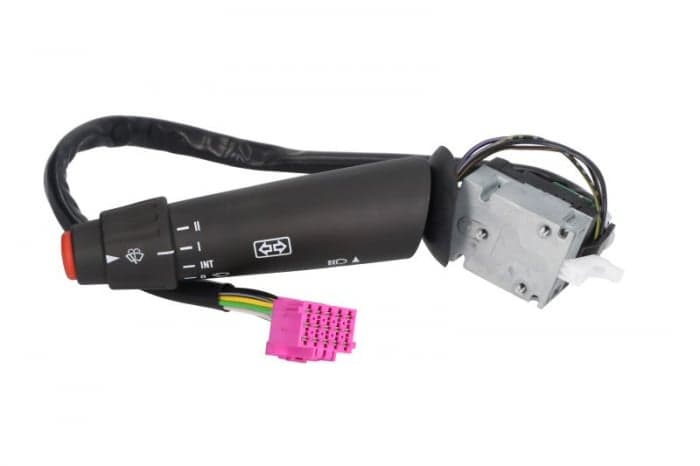 Comutator coloana directie (Claxon; Indicatorii; lumini; stergatoare, negru) potrivit MERCEDES ACTROS, ACTROS MP2 MP3, ATEGO, ATEGO 2, AXOR, AXOR 2, CONECTO (O 345), ECONIC 01.70-