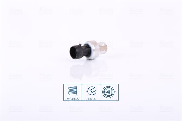 Comutator presiune aer conditionat potrivit RVI MASCOTT; DACIA DUSTER, DUSTER SUV, LOGAN, LOGAN EXPRESS, LOGAN MCV, SANDERO; NISSAN INTERSTAR, KUBISTAR, NV250, NV400, PRIMASTAR 1.0-Electric 08.95-