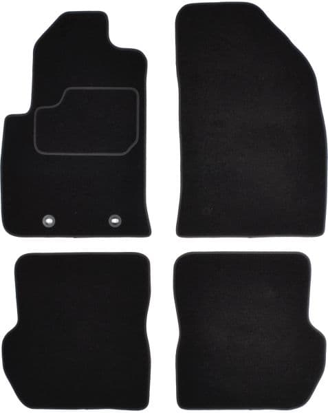 Covorase auto (set, velur, 4 bucati, culoare negru, 3 usi) FORD FIESTA V intre 2001-2008
