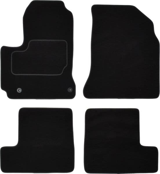 Covorase auto (set, velur, 4 bucati, culoare negru, 5 usi) TOYOTA RAV 4 III dupa 2005