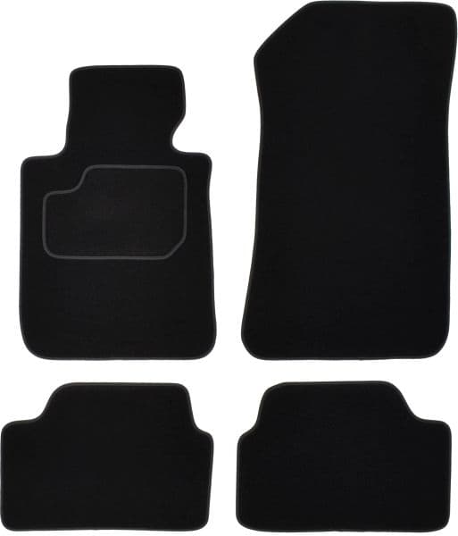 Covorase auto (set, velur, 4 bucati, culoare negru) BMW Seria 1 (E87) intre 2004-2012
