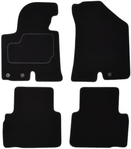 Covorase auto (set, velur, 4 bucati, culoare negru) HYUNDAI IX35 dupa 2010