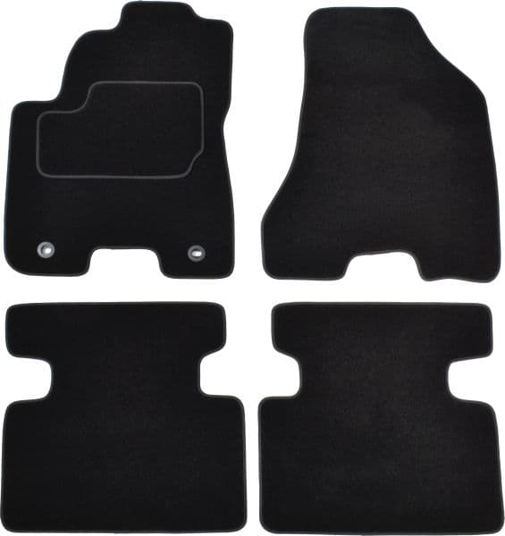 Covorase auto (set, velur, 4 bucati, culoare negru) HYUNDAI TUCSON dupa 2004