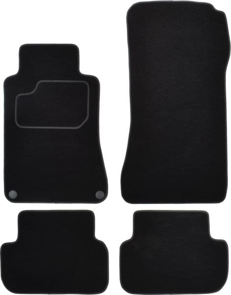 Covorase auto (set, velur, 4 bucati, culoare negru) MERCEDES CLK (C209) intre 2002-2009