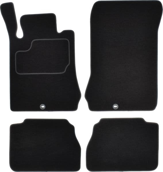 Covorase auto (set, velur, 4 bucati, culoare negru) MERCEDES E (W210) intre 1995-2002