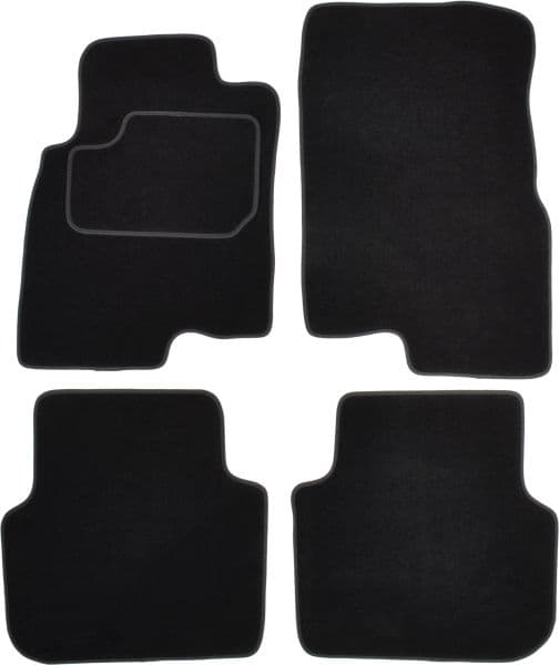 Covorase auto (set, velur, 4 bucati, culoare negru) SMART FORFOUR intre 2004-2006