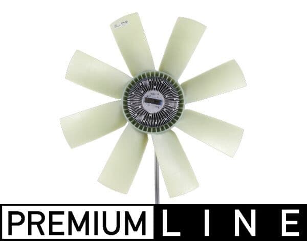 Cupla ventilator radiator (cu ventilator, 750mm, numar lame: 8) potrivit VOLVO FH12, FM10, FM12 D10A320-D12D460 08.93-