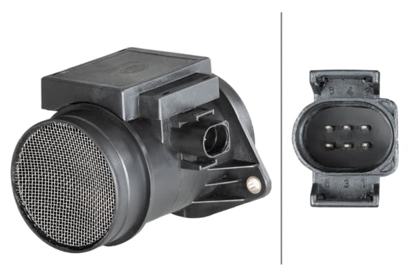 Debitmetru aer (6 pini) AUDI A3, A4, A6, CABRIOLET; FORD GALAXY; SEAT ALHAMBRA; SKODA OCTAVIA I; VW CADDY II, GOLF III, GOLF IV, LT 28-35 II, LT 28-46 II, PASSAT, POLO 1.9D 2.5D intre 1991-2010