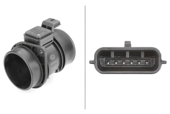 Debitmetru aer (6 pini, modul) potrivit NISSAN PRIMASTAR, QASHQAI I; OPEL MOVANO A, VIVARO A; RENAULT KANGOO BE BOP, KANGOO EXPRESS, KANGOO II, MASTER II, MEGANE II, SCENIC II, TRAFIC II 1.5D-2.5D 08.