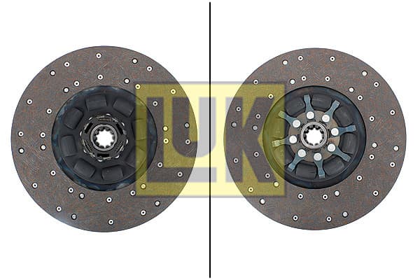Disc ambreiaj (330mm) potrivit MERCEDES LK LN2, NG, O 301, O 402 05.82-12.98