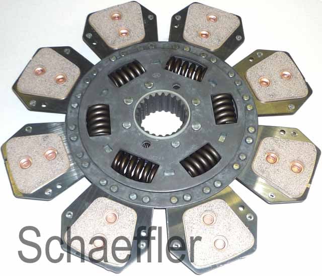 Disc ambreiaj ceramica (327mm; 8) potrivit AGCO LT; LANDINI 5H; MASSEY FERGUSON 5000 1104C-44-66CTA(12V)
