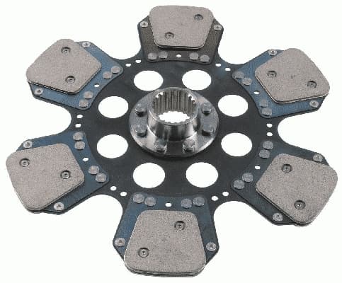 Disc ambreiaj ceramica (360mm; 6) potrivit FENDT 600 D226-6 TD226-6 TD226B-6 01.72-12.93