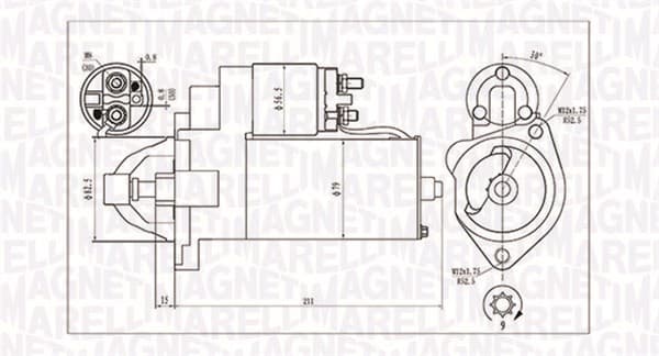 Electromotor (12V, 1,7kW) potrivit AUDI 80 B2, 80 B3, 80 B4, 90 B3, A4 B5, A4 B6, A4 B7, A6 C4, A6 C5; FERRARI 328 GTS, MONDIAL; SEAT ALHAMBRA, CORDOBA, CORDOBA VARIO 1.6D-3.4 08.80-06.08