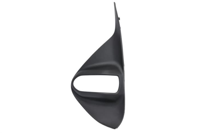 Elemente bara fata stanga (cu gauri pentru lumini de zi, plastic, negru) potrivit TOYOTA PRIUS + ZVW40, PRIUS IV XW50, PRIUS PLUG-IN HYBRID ZVW50 02.16-
