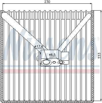 Evaporizator aer conditionat OPEL MERIVA A 1.3D-1.8 intre 2003-2010