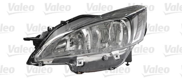 Far dreapta (2 H7, reglaj electric, cu motoras, fundal argintiu) PEUGEOT 508 2010-2014