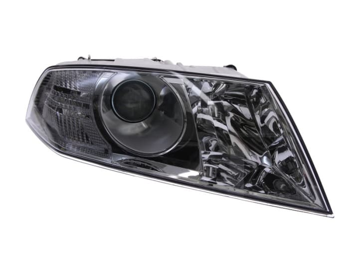 Far dreapta (D1S H1, reglaj electric, cu motoras, fundal negru) SKODA OCTAVIA II