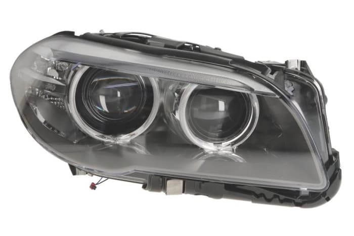 Far Dreapta (D1S LED PY24W, electric, cu motor, fara controler LED, culoare insert: negru) potrivit BMW 5 (F10), 5 (F11)