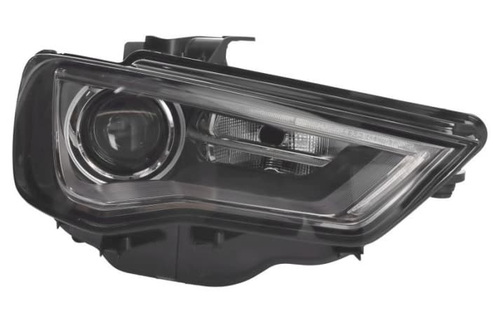 Far Dreapta (D3S LED PWY24W, electric, cu motor, culoare insert: gri) potrivit AUDI A3