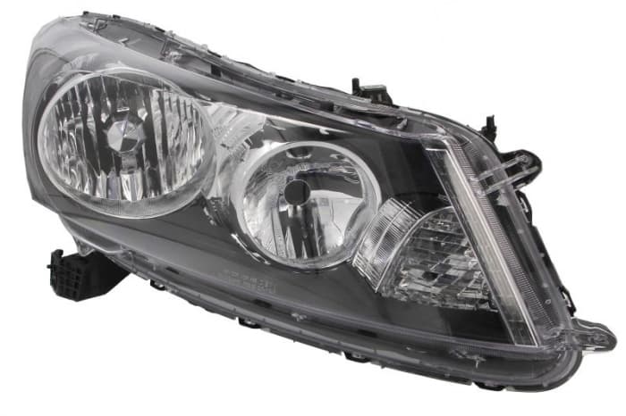 Far Dreapta (H1, electric, fara motoras, culoare insert: gri, culoare semnalizator: transparent) potrivit HONDA ACCORD IX, ACCORD VIII -06.15