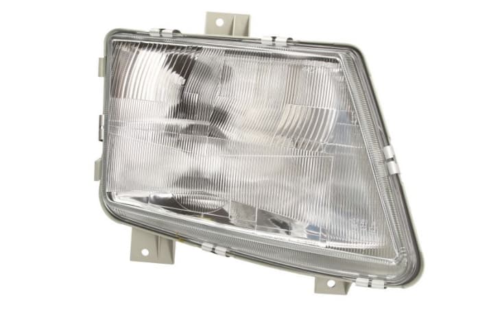 Far Dreapta (H1 H4, manual, mecanic, fara motoras, culoare insert: alb, culoare semnalizator: transparent) potrivit MERCEDES VITO (W638)