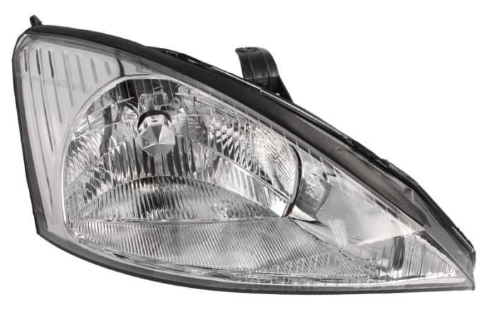 Far Dreapta (H1 H7 P21W W5W, electric, fara motoras, culoare insert: cromat, culoare semnalizator: galben) potrivit FORD FOCUS I, FOCUS I KOMBI; FORD USA FOCUS ZX3 01.01-12.04