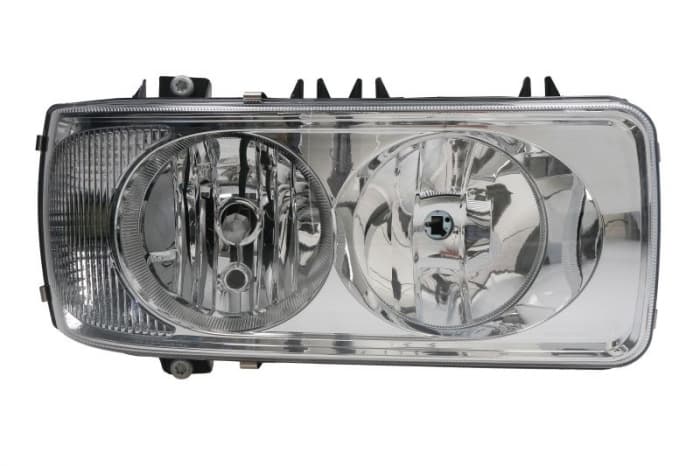Far dreapta (H1 H7 PY21W W5W, electric, fara motor, culoare insert: crom platinat, culoare indicator: transparent) potrivit DAF 75 CF, 85 CF, CF 65, CF 75, CF 85, LF 45, LF 55, SB, XF 105 01.74-