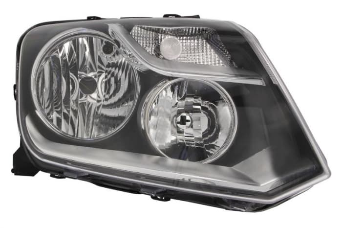 Far Dreapta (H1 H7 PY21W W5W, manual, fara motoras, culoare insert: cromat, culoare semnalizator: transparent) potrivit VW AMAROK