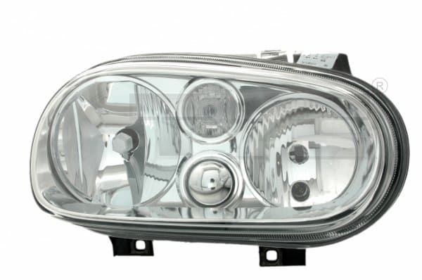 Far dreapta (H1 H7, reglaj electric, cu motoras, fundal cromat) VW GOLF IV