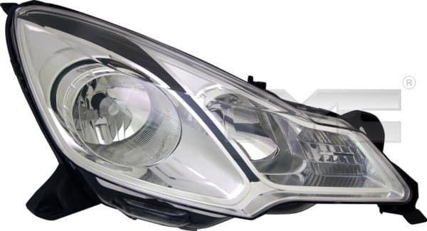 Far dreapta (H1 H7, reglaj electric, cu motoras, fundal negru) CITROEN C3, DS3 2009-2014