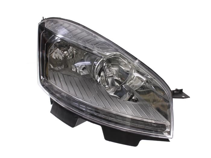Far dreapta (H1 H7, reglaj electric, cu motoras, fundal negru) CITROEN C4 PICASSO 2006-2010