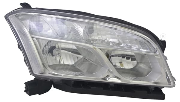 Far dreapta (H1 H7, reglaj electric, cu motoras, fundal transparent) CHEVROLET TRAX dupa 2012