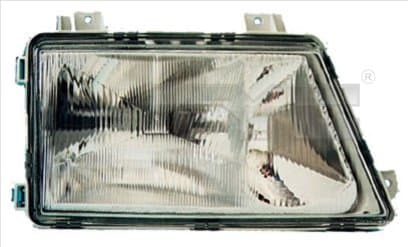 Far dreapta (H1, pneumatic, fundal argintiu) MERCEDES SPRINTER 2-T (901, 902), SPRINTER 3-T (903), SPRINTER 4-T (904)