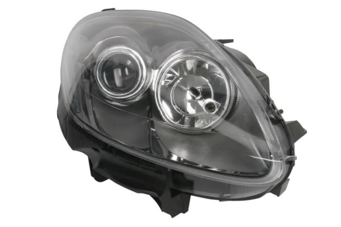 Far Dreapta (H1 PY24W W5W, electric, cu motor, culoare interior: gri) potrivit FIAT BRAVO II