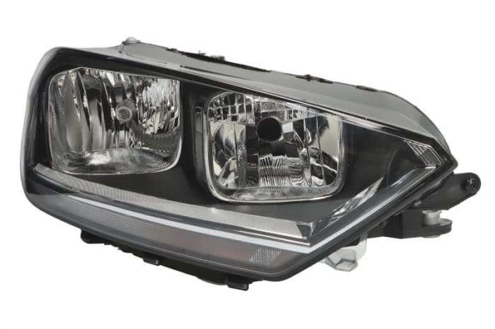 Far Dreapta (H15 H21W H7, electric, cu motor, culoare insert: negru) potrivit VW GOLF SPORTSVAN VII