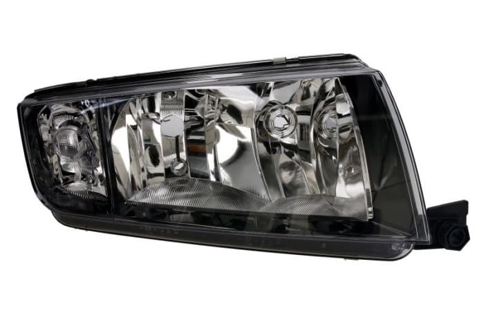 Far dreapta (H3 H7, reglaj electric, fundal cromat) SKODA FABIA I, FABIA I PRAKTIK