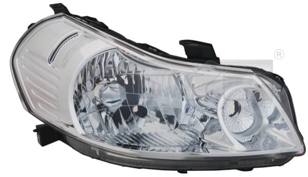 Far dreapta (H4, electric, fundal cromat) FIAT SEDICI SUZUKI SX4 2006-2014