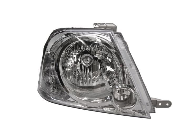Far Dreapta (H4, electric, fara motoras, culoare insert: argintiu, culoare semnalizator: transparent) potrivit SUZUKI GRAND VITARA I, VITARA