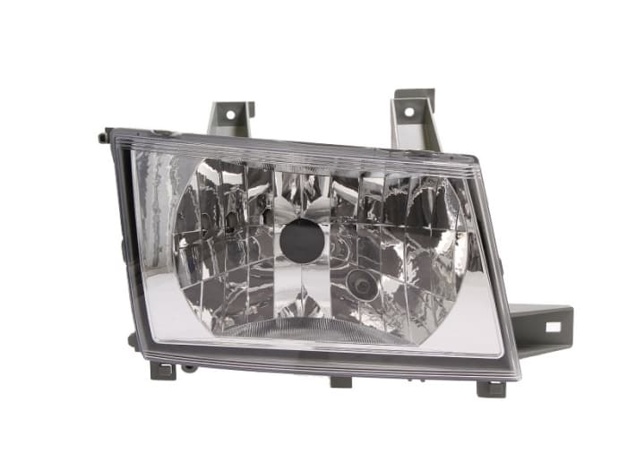Far Dreapta (H4, electric, fara motoras, culoare insert: cromat) potrivit MITSUBISHI CANTER (FB7, FB8, FE7, FE8) VII, CANTER (FE5, FE6) VI, FUSO